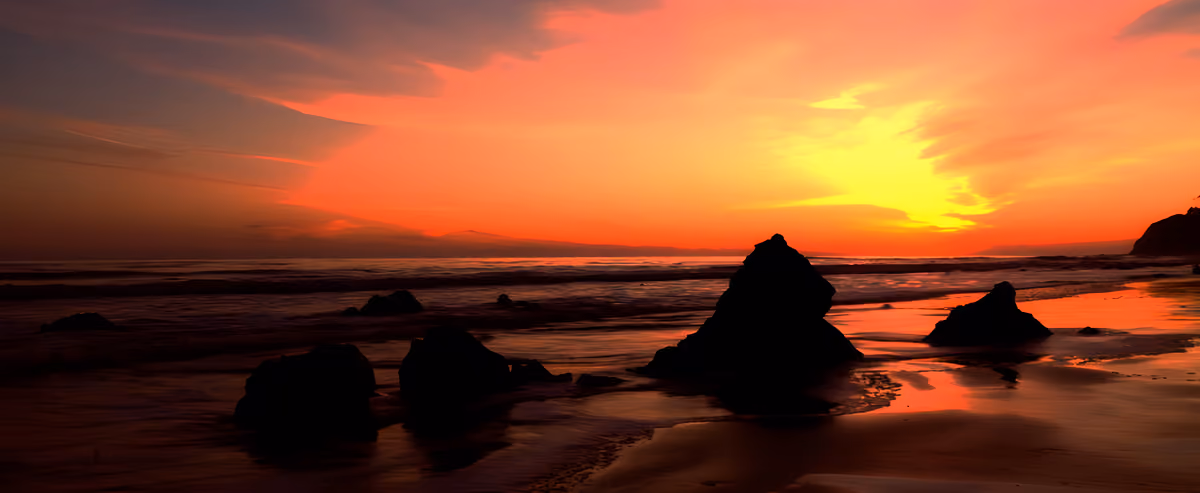 A wide sunset landscape from HardMagic documentary work.